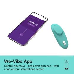 WE-VIBE - MOXIE+ MAGNETCLIP-PANTY-VIBRATOR AQUA