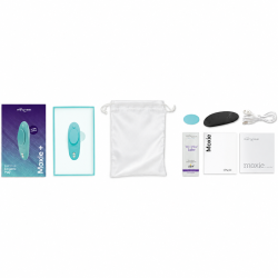 WE-VIBE - MOXIE+ VIBRADOR DE CALCINHA COM CLIPE MAGNÉTICO AQUA