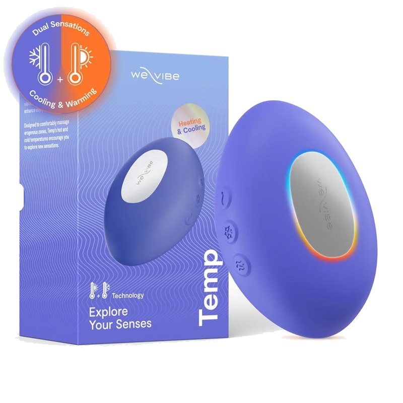 WE-VIBE - TEMP HEATING AND COOLING VIBRATOR LAVENDER BLUE