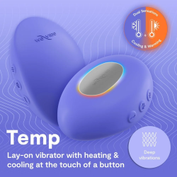 WE-VIBE - TEMP HEATING AND COOLING VIBRATOR LAVENDER BLUE