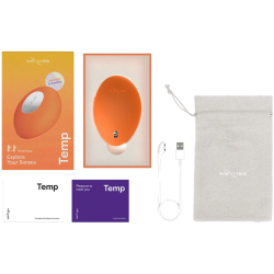 WE-VIBE - VIBRADOR COM AQUECIMENTO E RESFRIAMENTO TEMP TANGERINA