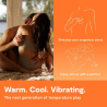 WE-VIBE - VIBRATEUR CHAUFFANT ET REFROIDISSANT À TEMPÉRATURE MANDARINE