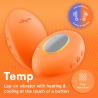 WE-VIBE - TEMP HEATING AND COOLING VIBRATOR TANGERINE