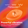 WE-VIBE - VIBRADOR COM AQUECIMENTO E RESFRIAMENTO TEMP TANGERINA