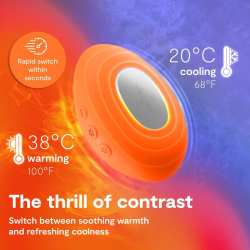 WE-VIBE - VIBRATORE RISCALDANTE E RAFFREDDANTE A TEMPERATURA ARANCIONE