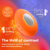 WE-VIBE - TEMP HEATING AND COOLING VIBRATOR TANGERINE