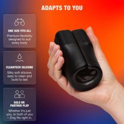 ARCWAVE - ZING STROKER MASCHILE VIBRANTE CON DOPPIO MOTORE NERO