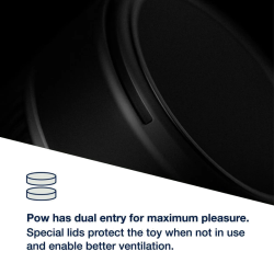 ARCWAVE - POW STROKER MANUALE CON CONTROLLO DELL'ASPIRAZIONE NERO