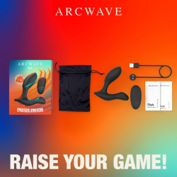 ARCWAVE - PERK MASSAGGIATORE PROSTATICO VIBRANTE CON DOPPIO MOTORE E TELECOMANDO NERO