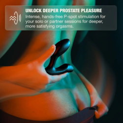 ARCWAVE - PERK MASSAGGIATORE PROSTATICO VIBRANTE CON DOPPIO MOTORE E TELECOMANDO NERO