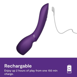 WE-VIBE - WAND 2 RECHARGEABLE BODY WAND MASSAGER PURPLE