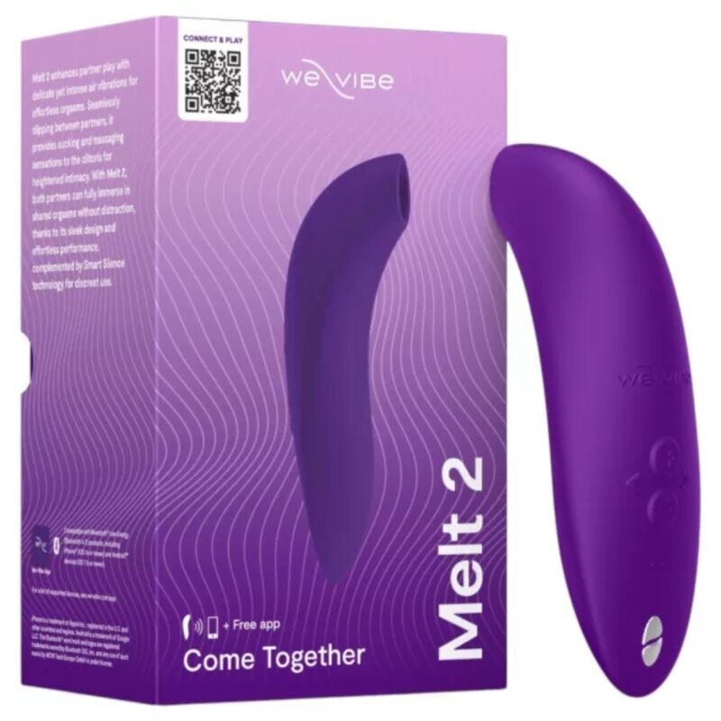 WE-VIBE - MELT 2 ESTIMULADOR CLITORIANO DE PULSAÇÃO DE AR ROXO