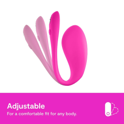 WE-VIBE - JIVE 2 TRAGBARER EIER-VIBRATOR, ELEKTRISCH, PINK