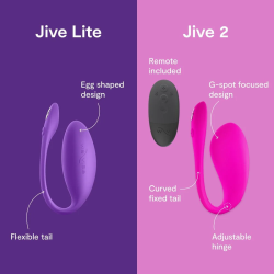 WE-VIBE - JIVE LITE VIBRADOR DE OVO VESTÍVEL CONTROLADO POR APLICATIVO ROXO