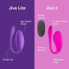 WE-VIBE - JIVE LITE VIBRATEUR ŒUF PORTABLE CONTRÔLÉ PAR APPLICATION VIOLET