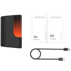 ARCWAVE - AIR MASTURBATEUR MASCULIN EXTENSIBLE AVEC IMPULSIONS D'AIR ET 6 NIVEAUX D'INTENSITÉ NOIR