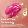 WE-VIBE - CHORUS PRO PREMIUM VIBRADOR PARA CASAIS ROSA ELÉTRICO