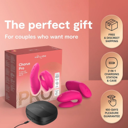 WE-VIBE - CHORUS PRO PREMIUM VIBRADOR PARA CASAIS ROSA ELÉTRICO