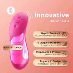 WE-VIBE - CHORUS PRO PREMIUM COUPLES VIBRATOR ELECTRIC PINK