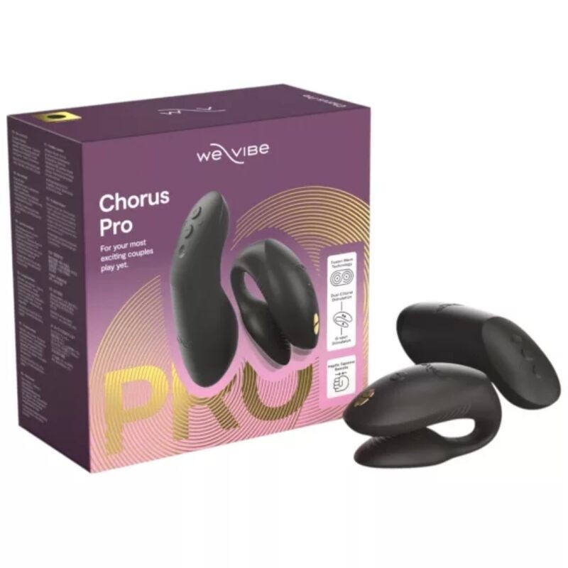 WE-VIBE - CHORUS PRO PREMIUM COUPLES VIBRATOR SATIN BLACK
