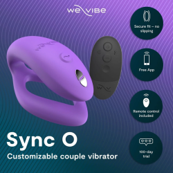 WE-VIBE - VIBRATORE PER COPPIE SYNC O WRAPPING-STIMULATION LUCE VIOLA