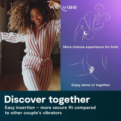 WE-VIBE - SYNC O VIBRADOR DE CASAL COM ESTIMULAÇÃO ENVOLVENTE, ROXO CLARO
