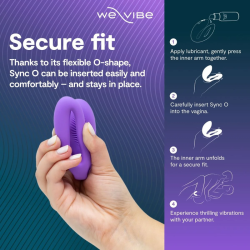 WE-VIBE - SYNC O WRAPPING-STIMULATION COUPLES VIBRATOR LIGHT PURPLE