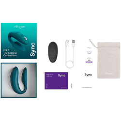 WE-VIBE - VIBRATORE PER COPPIE REGOLABILE SYNC 2, VERDE VELLUTO