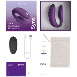 WE-VIBE - SYNC 2 VIBRADOR AJUSTÁVEL PARA CASAIS ROXO