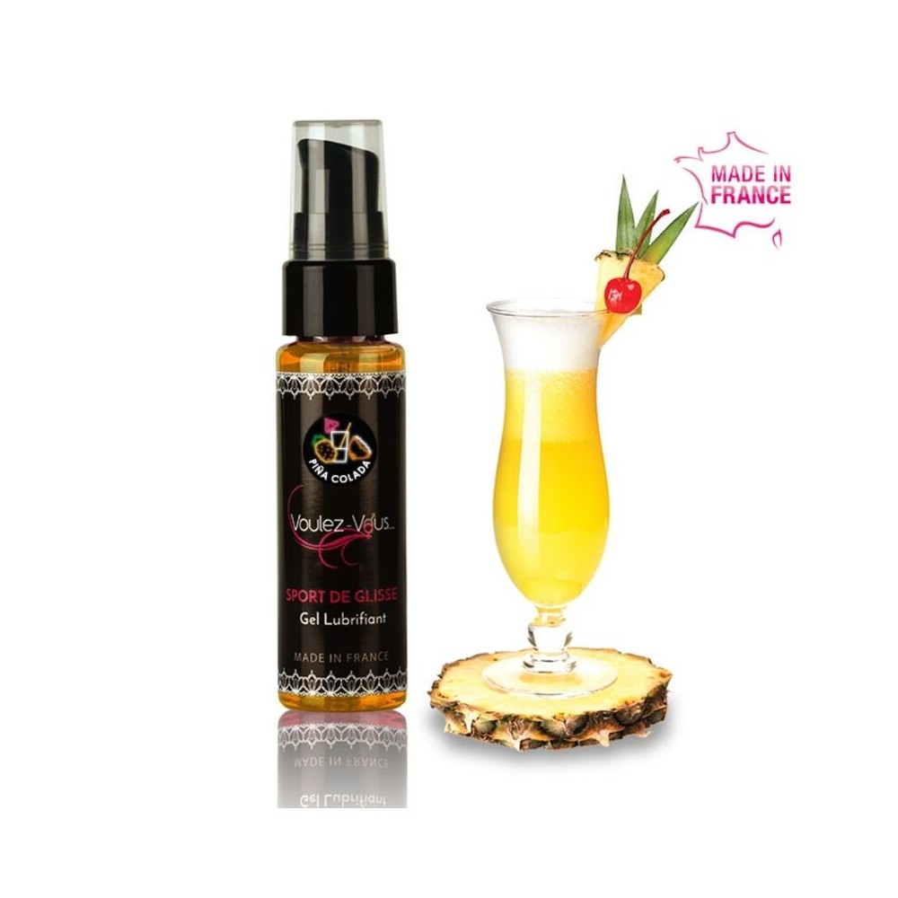 VOULEZ-VOUS - LUBRIFICANTE BASE DE GUA PIÑA COLADA - 35 ML