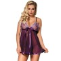 SUBBLIME - BABYDOLL AVEC ARC ET DÉTAILS BRILLANTS VIOLET S / M
