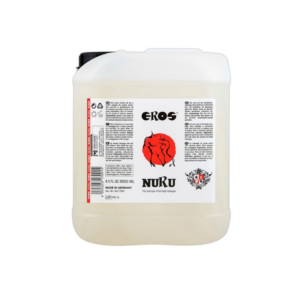 EROS - ÓLEO DE MASSAGEM NURU RICO EM MINERAL 5000 ML