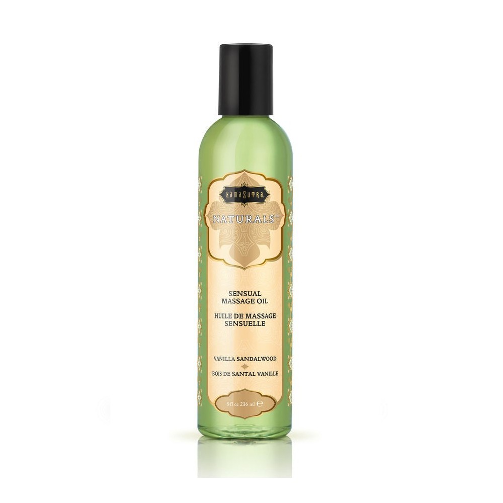 KAMASUTRA - OLIO DA MASSAGGIO ALLA VANIGLIA CON LEGNO DI SANDALO 236ML