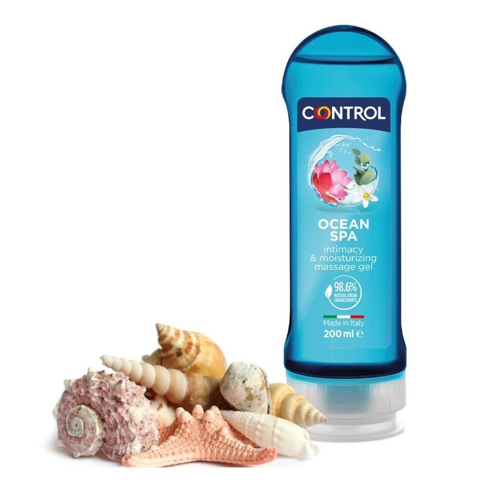 CONTROL - 2 EN 1 MASSAGE & PLAISIR MER MÉDITERRANÉE 200 ML