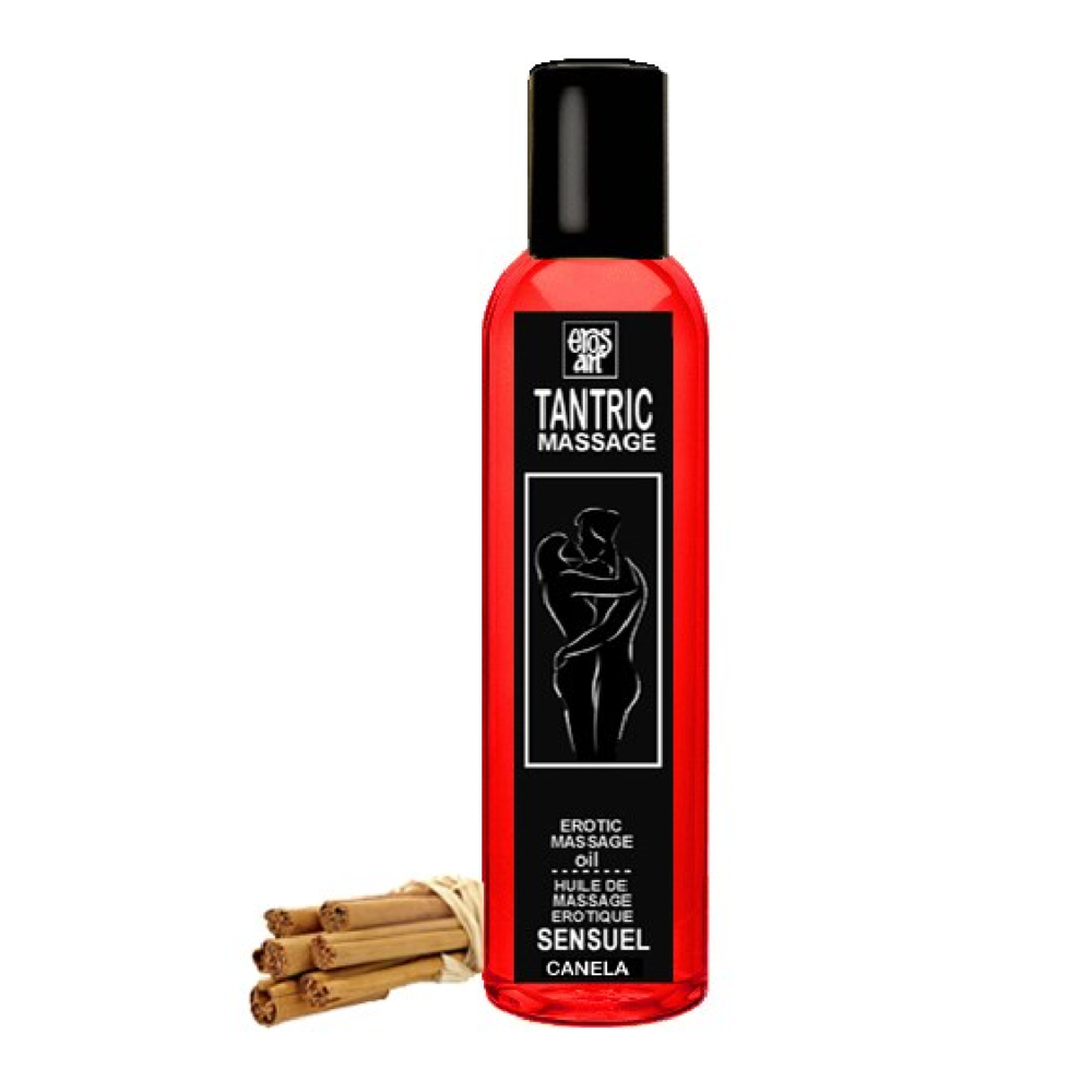 EROS-ART - NATURAL TANTRIC MASSAGE OIL AND APHRODISIAC CINNAMON 30 ML