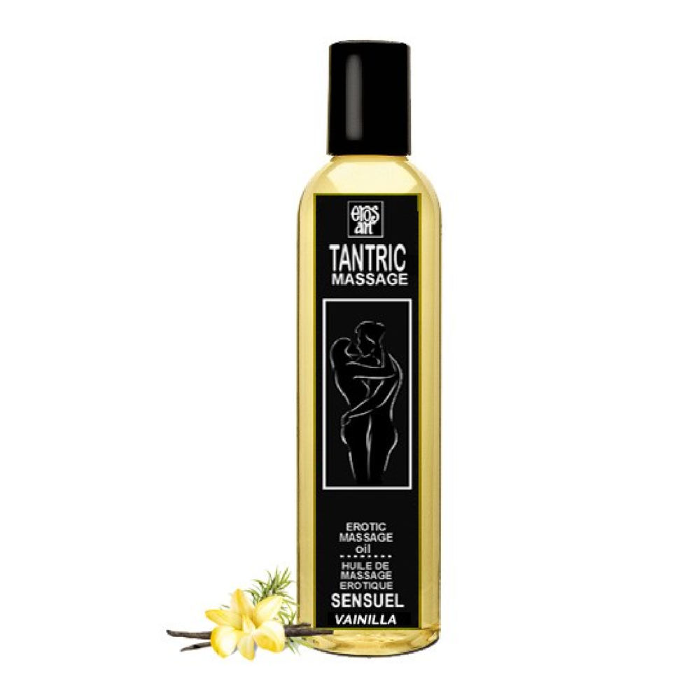 EROS-ART - HUILE DE MASSAGE TANTRIQUE NATURELLE ET VANILLE APHRODISIAQUE 30 ML