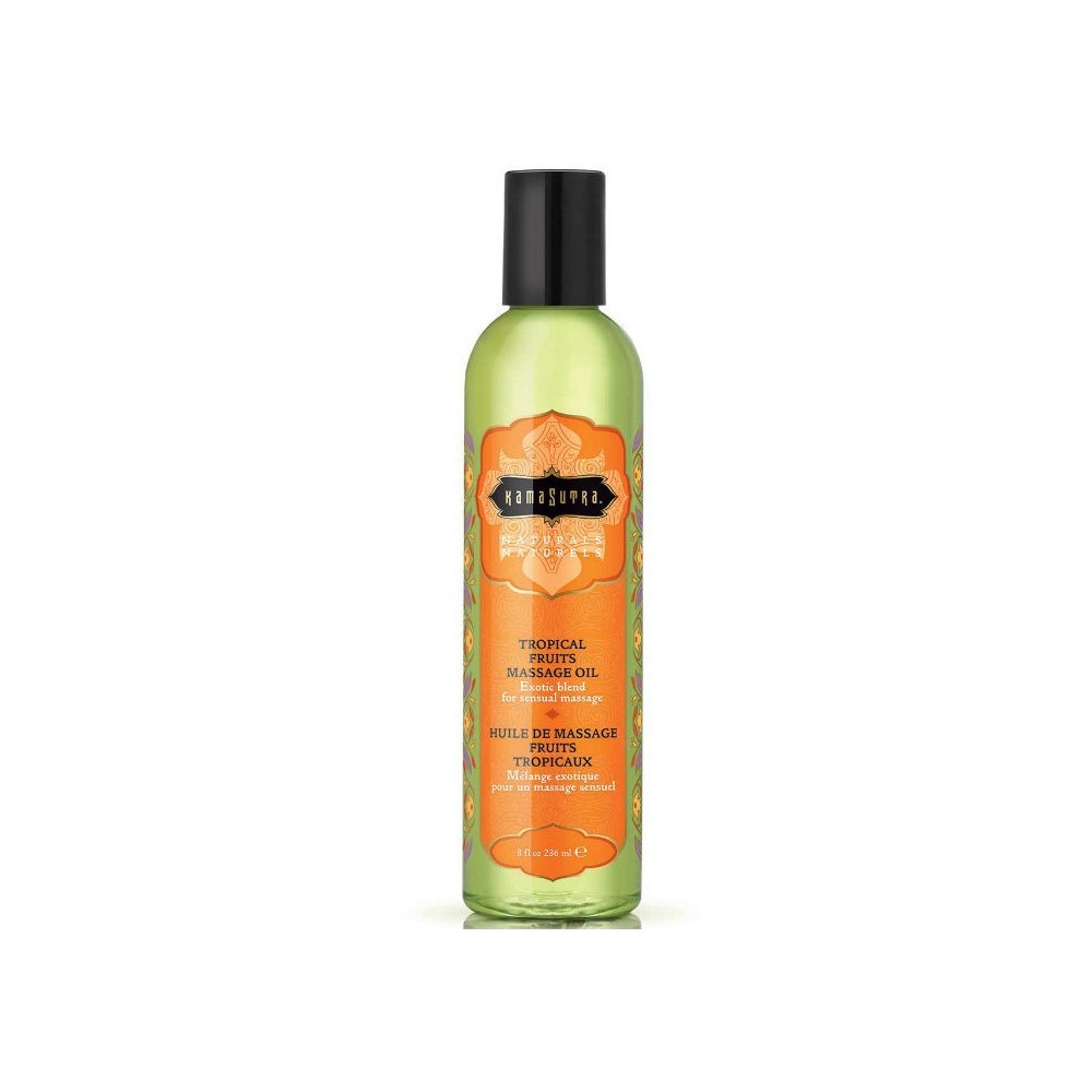 KAMASUTRA - NATURALS MASSAGE OIL TROPICAL FRUITS 236ML