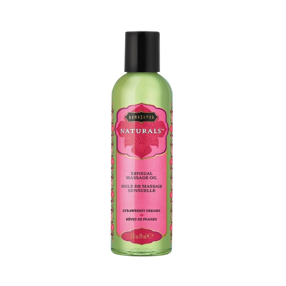 KAMASUTRA - HUILE DE MASSAGE NATURELLE RÊVES DE FRAISE 59 ML