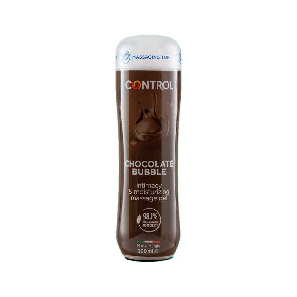 CONTROL - GEL DE MASSAGEM 3 EM 1 BOLHA DE CHOCOLATE 200 ML