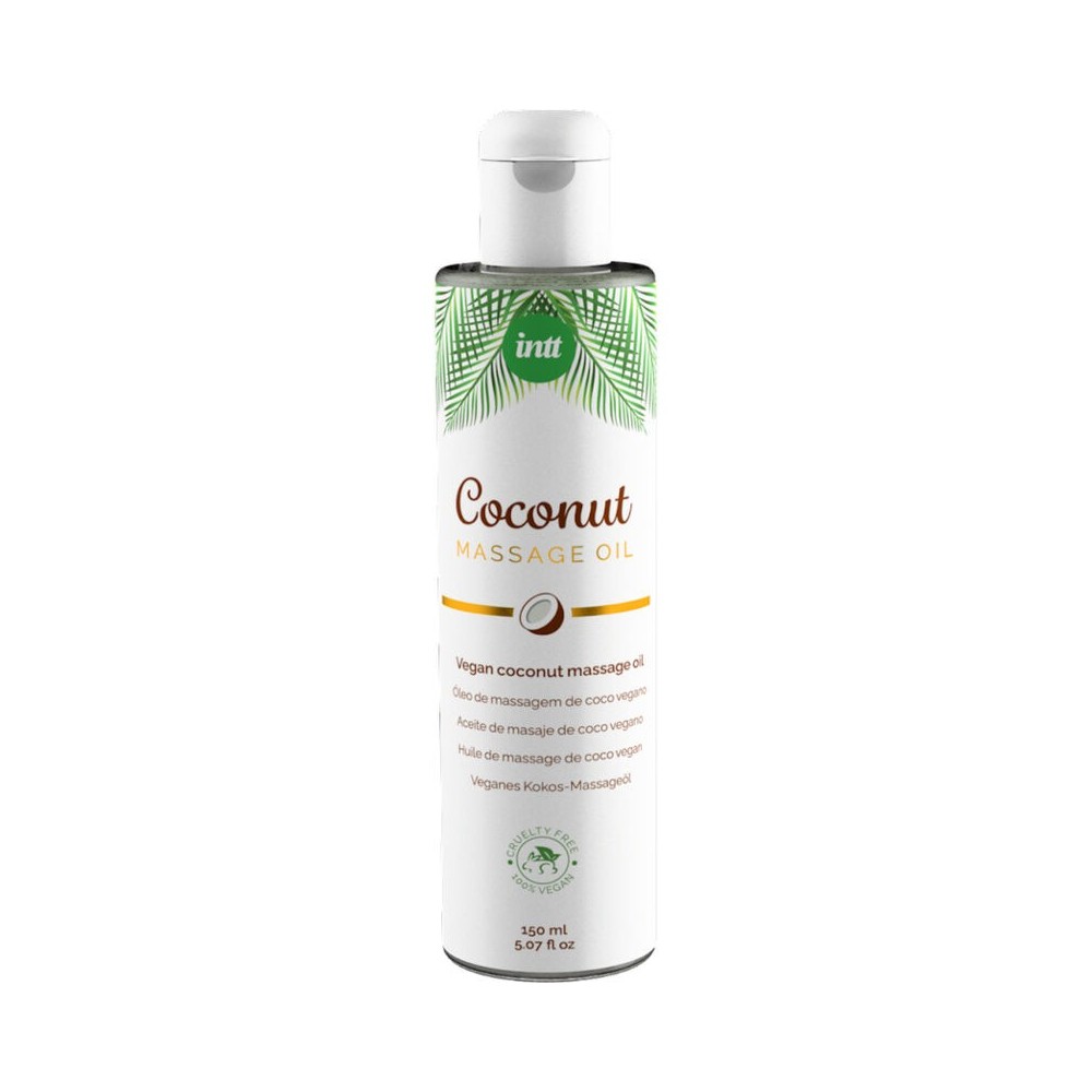 INTT - SWEET VEGAN MASSAGE OIL WITH RELAXING COCONUT FLAVORED