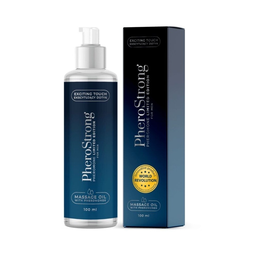 PHEROSTRONG - ÓLEO DE MASSAGEM EDIO LIMITADA HOMEM 100 ML