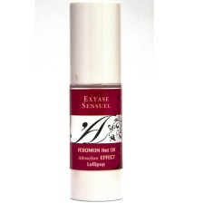 EXTASE SENSUAL - HEATING EFFECT MASSAGE OIL WITH LOLLIPOP PHEROMONES 30 ML