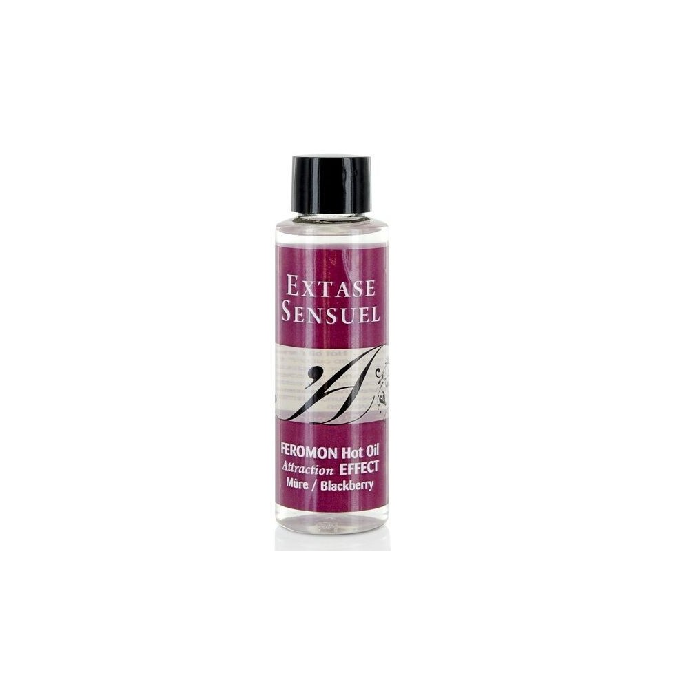 EXTASE SENSUAL - HEATING EFFECT MASSAGE OIL WITH BLACKBERRY PHEROMONES 100 ML