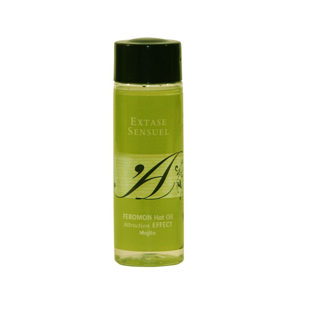 EXTASE SENSUAL - HUILE DE MASSAGE EFFET THERMIQUE AUX PHÉROMONES DE MOJITO 100 ML