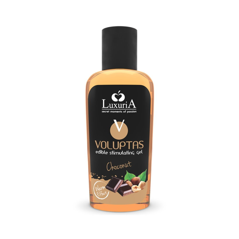 INTIMATELINE LUXURIA - VOLUPTAS GEL DA MASSAGGIO ALIMENTARE EFFETTO RISCALDANTE - CIOCCOLATO 100 ML