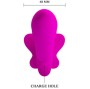PRETTY LOVE - VIBRADOR VALERIE DOUBLE STRAP-ON 12 VIBRAÇÕES ROXO