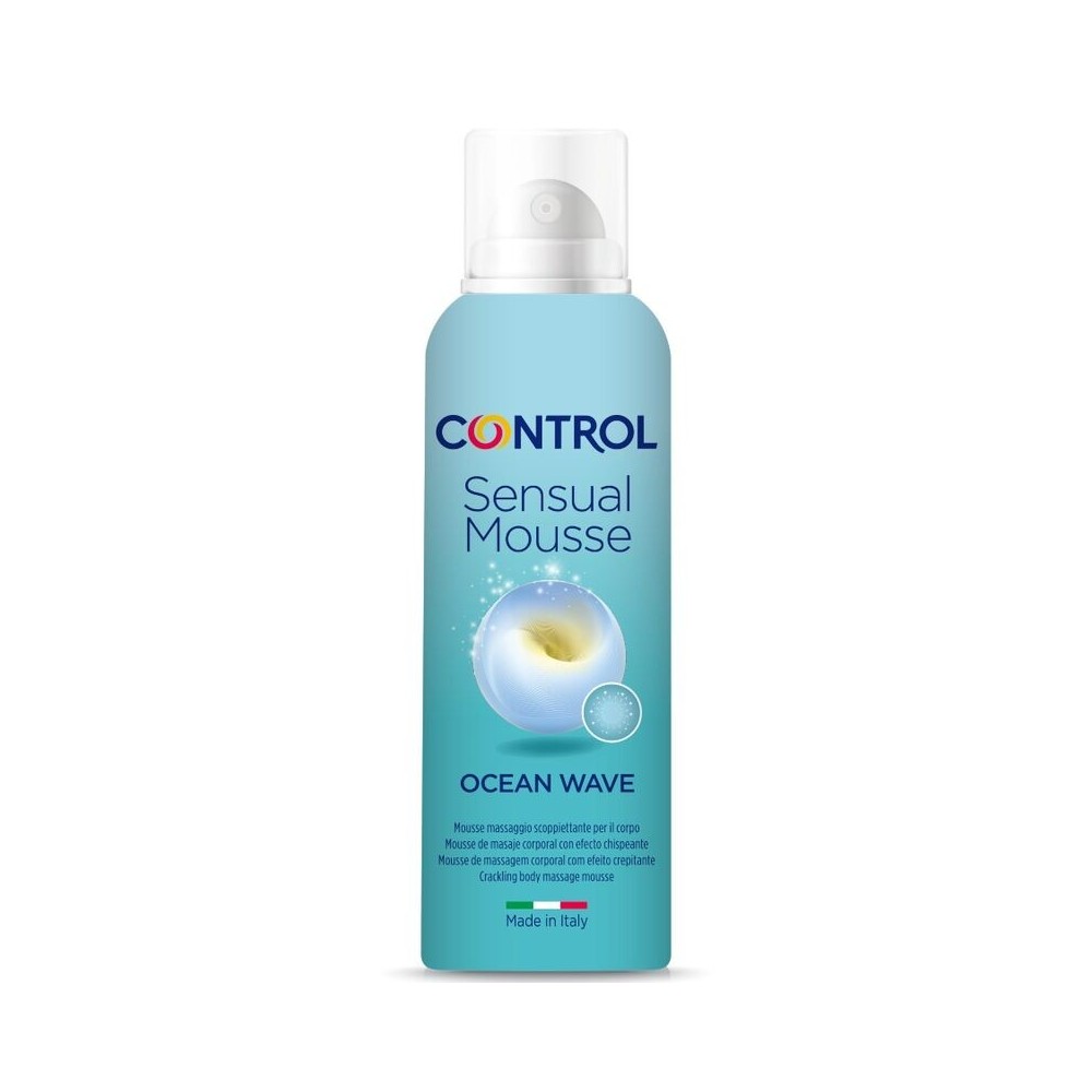 CONTROL - CREME DE MASSAGEM DE ONDAS SENSUAL MOUSSE 125 ML