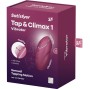 SATISFYER - TAP & CLIMAX 1 LAY-ON VIBRATOR RED