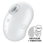 SATISFYER - CUTIE GHOST VIBRATEUR POSER BLANC