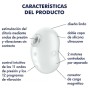 SATISFYER - CUTIE GHOST VIBRATORE LAY-ON BIANCO